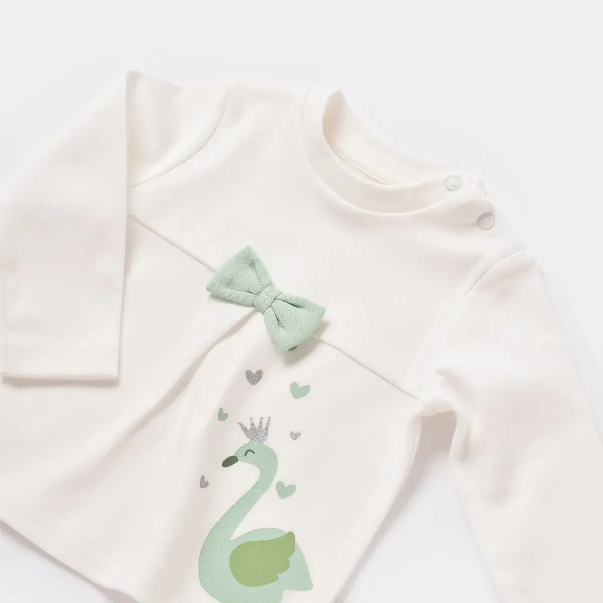 Bibaby 2li Takım Baby Flamingo Yeşil