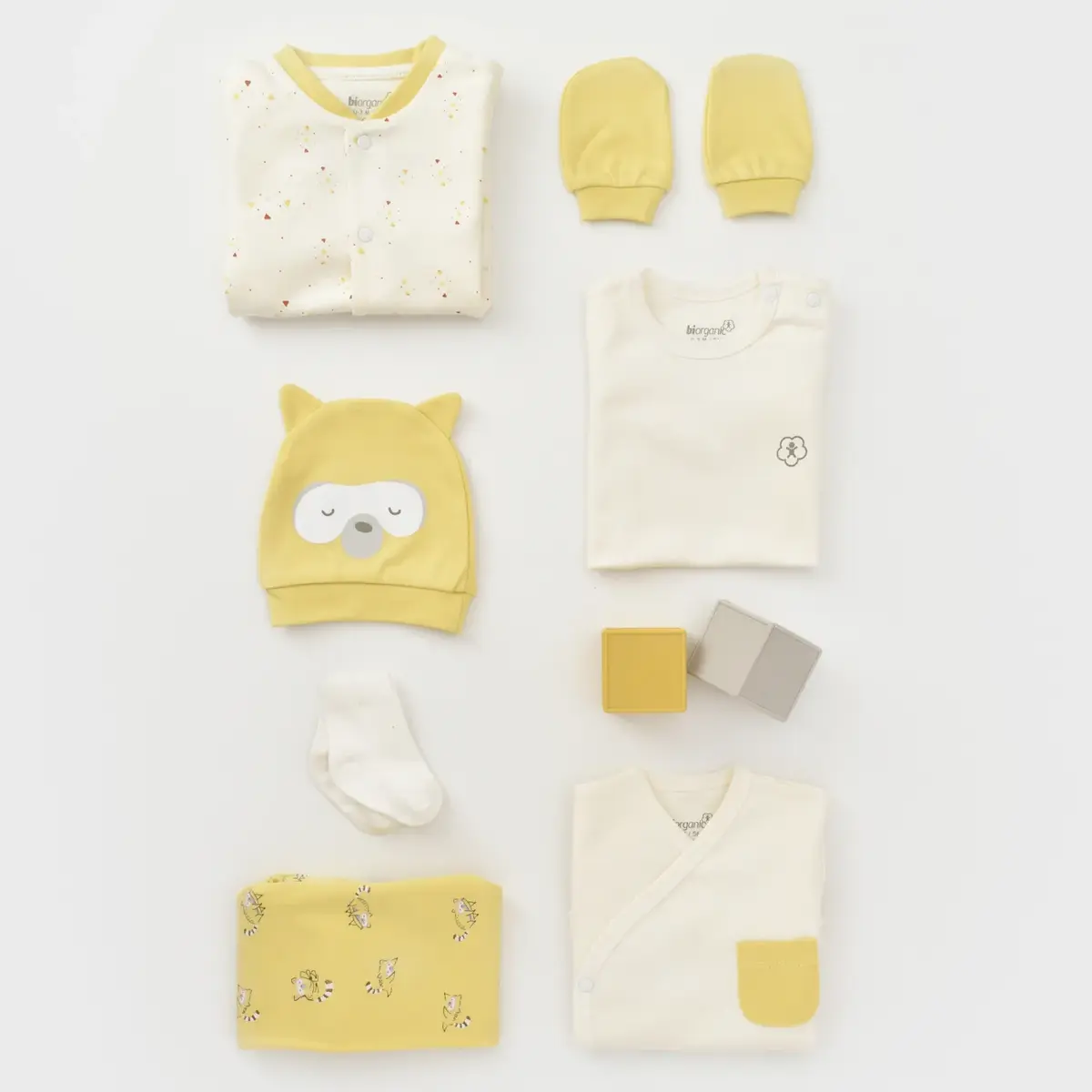 Bibaby Organik Hastane Çıkışı 10lu Baby Racoon Lemon Grass Vanilla Ice