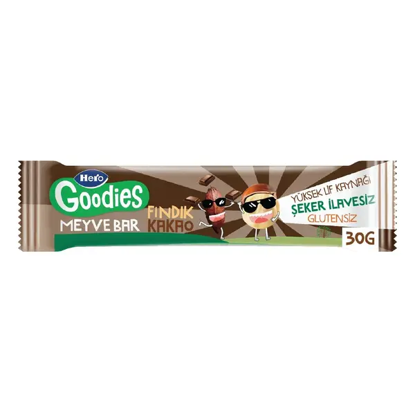 Hero Baby Goodies Meyve Barı Fındık Kakao 30 gr