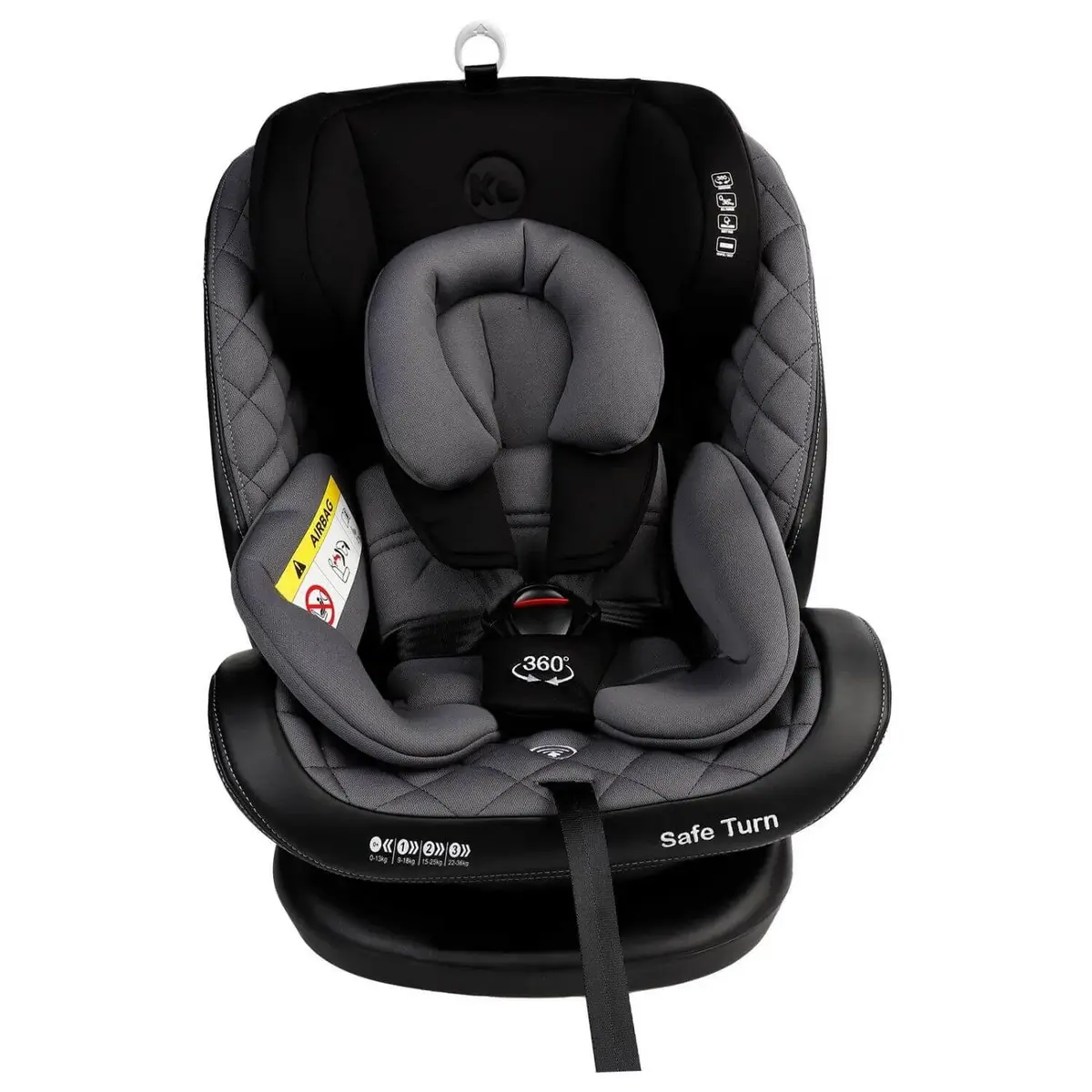 Kraft Safe Turn Oto Koltuğu 0-36 Kg Black Grey