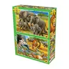 Laço Kids Neşeli Hayvanlar 2in1 Puzzle