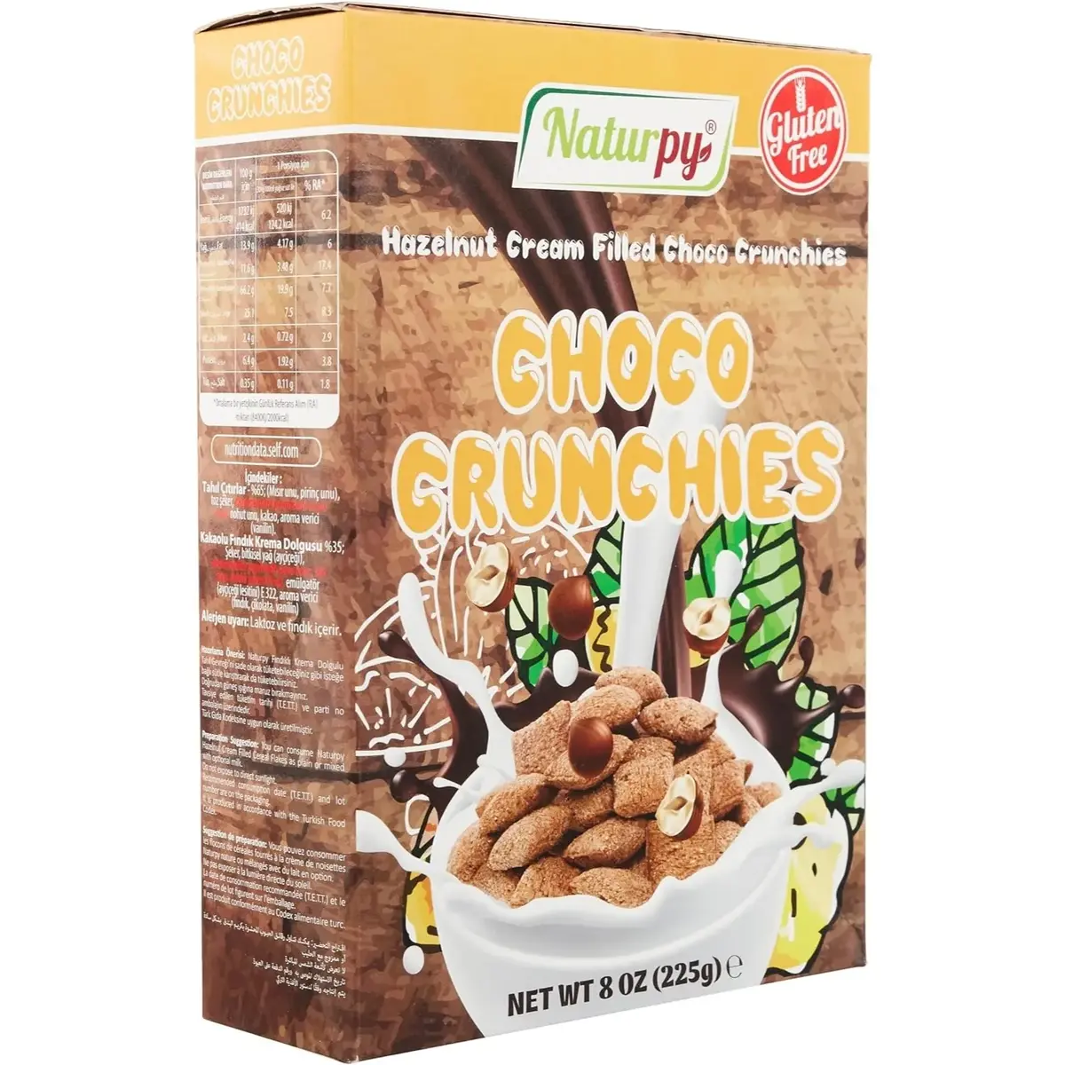 Naturpy Glutensiz Fındıklı Krema Dolgulu Gevrek 225 gr