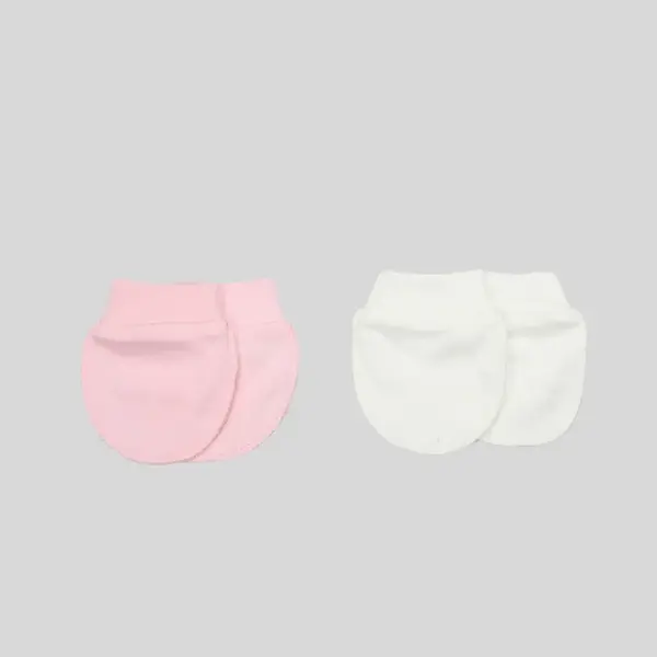 Bistyle Eldiven 2li Penye Basic Ekru - Pembe