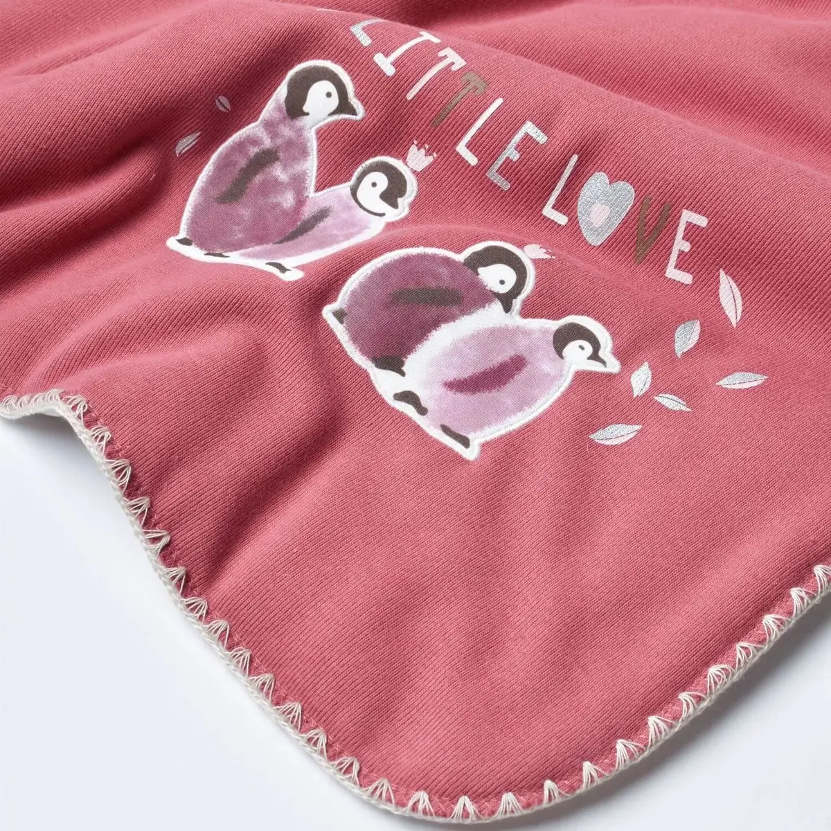 Bibaby Organik Battaniye Little Love Rose Dry
