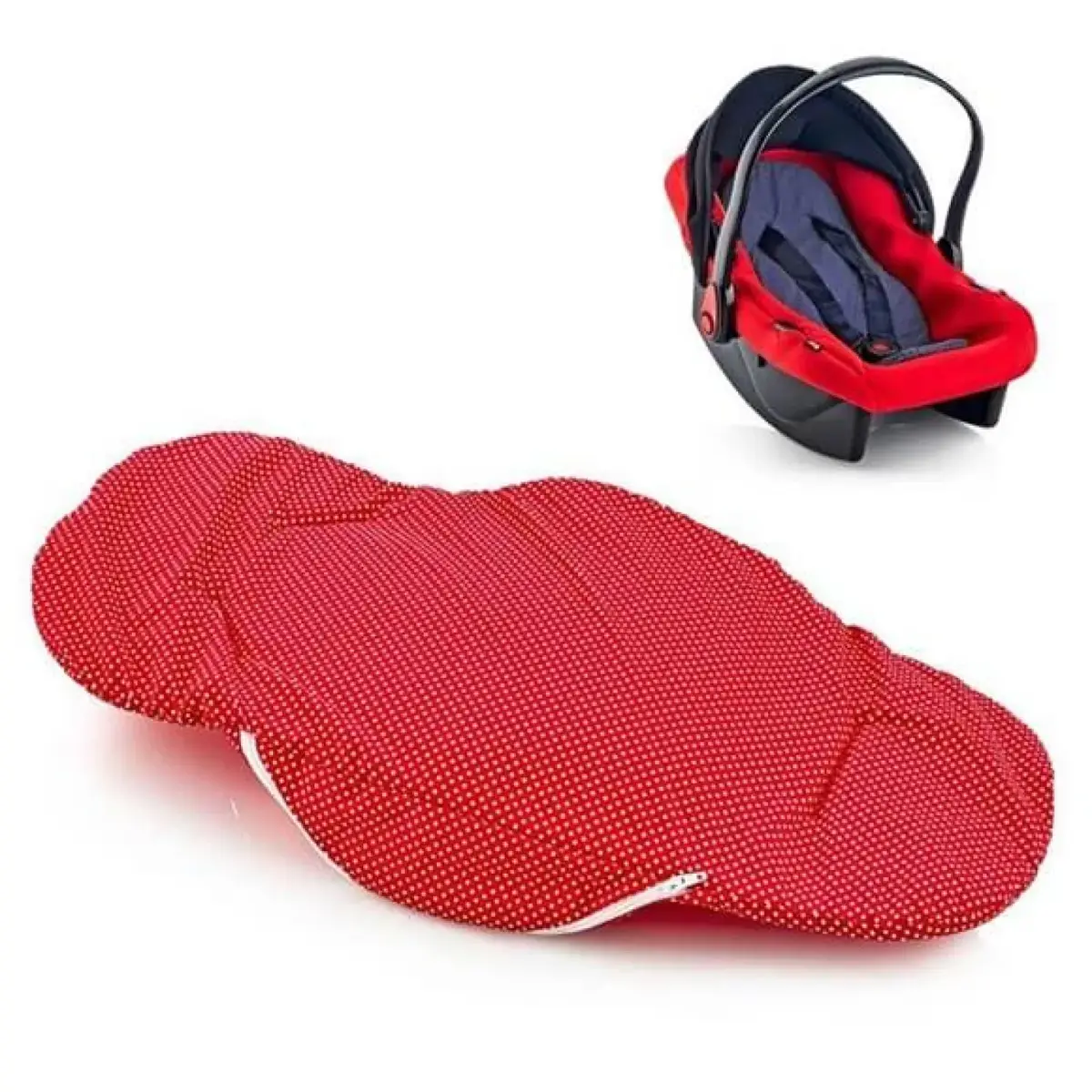 Baby Jem Ana Kucağı Bel Desteği Kırmızı Puanlı Baby Jem Ana Kucağı Bel Desteği Kırmızı Puanlı