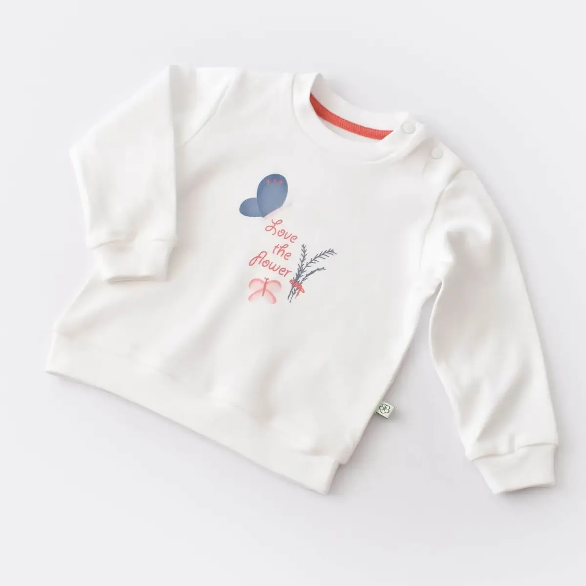 Bibaby Organik 3lü Takım Wild Flowers Coral