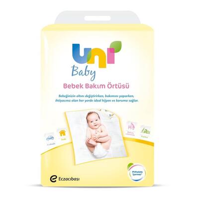 Uni Baby Bebek Bakım Örtüsü 10lu