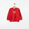 Bebolly Sweatshirt Happy Baskılı Kırmızı