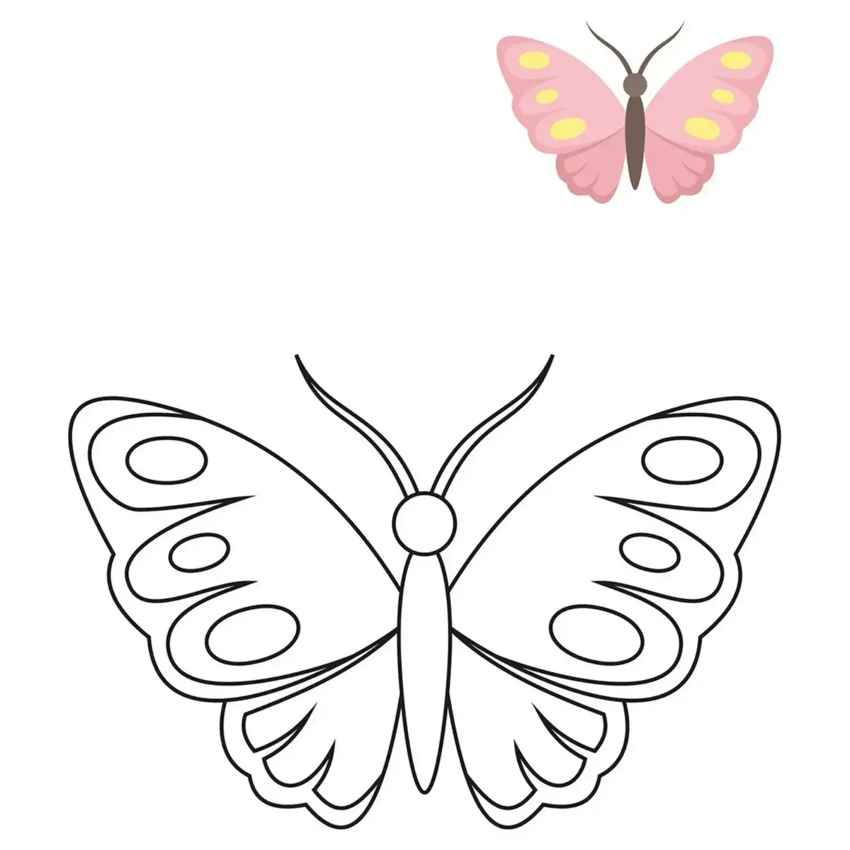 Boyama Kitabım Kelebekler