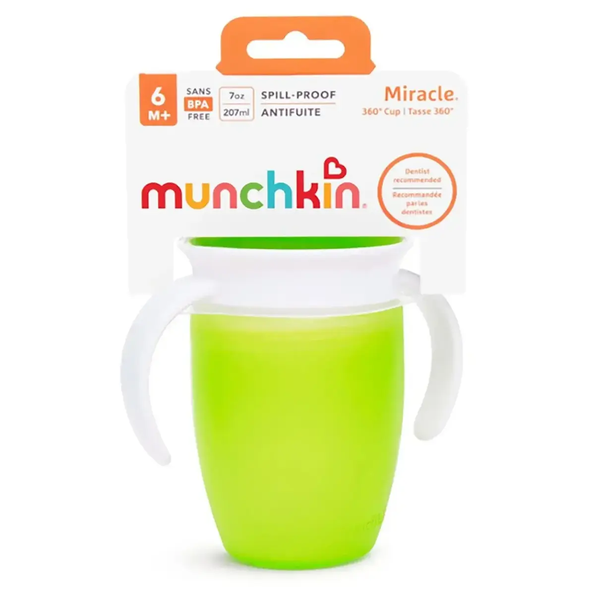 Munchkin Mucize 360 Alıştırma Bardağı Wildlove 207 ml Yeşil
