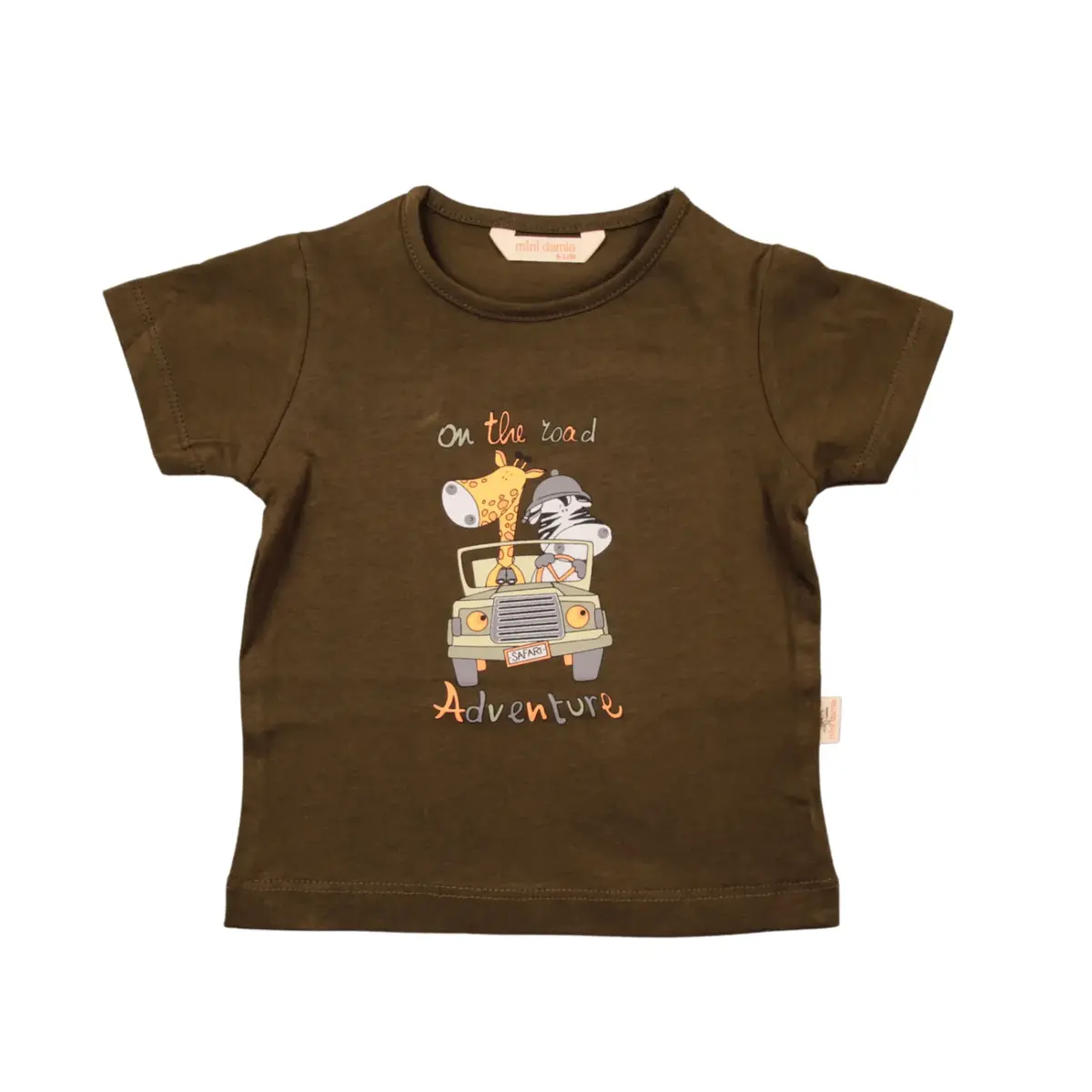 Mini Damla T-Shirt Safari Haki Mini Damla T-Shirt Safari Haki