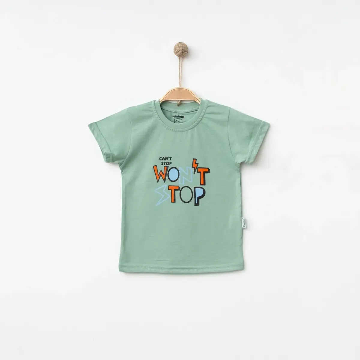 Winimo T-Shirt Wontstop Baskılı Yeşil Winimo T-Shirt Wontstop Baskılı Yeşil
