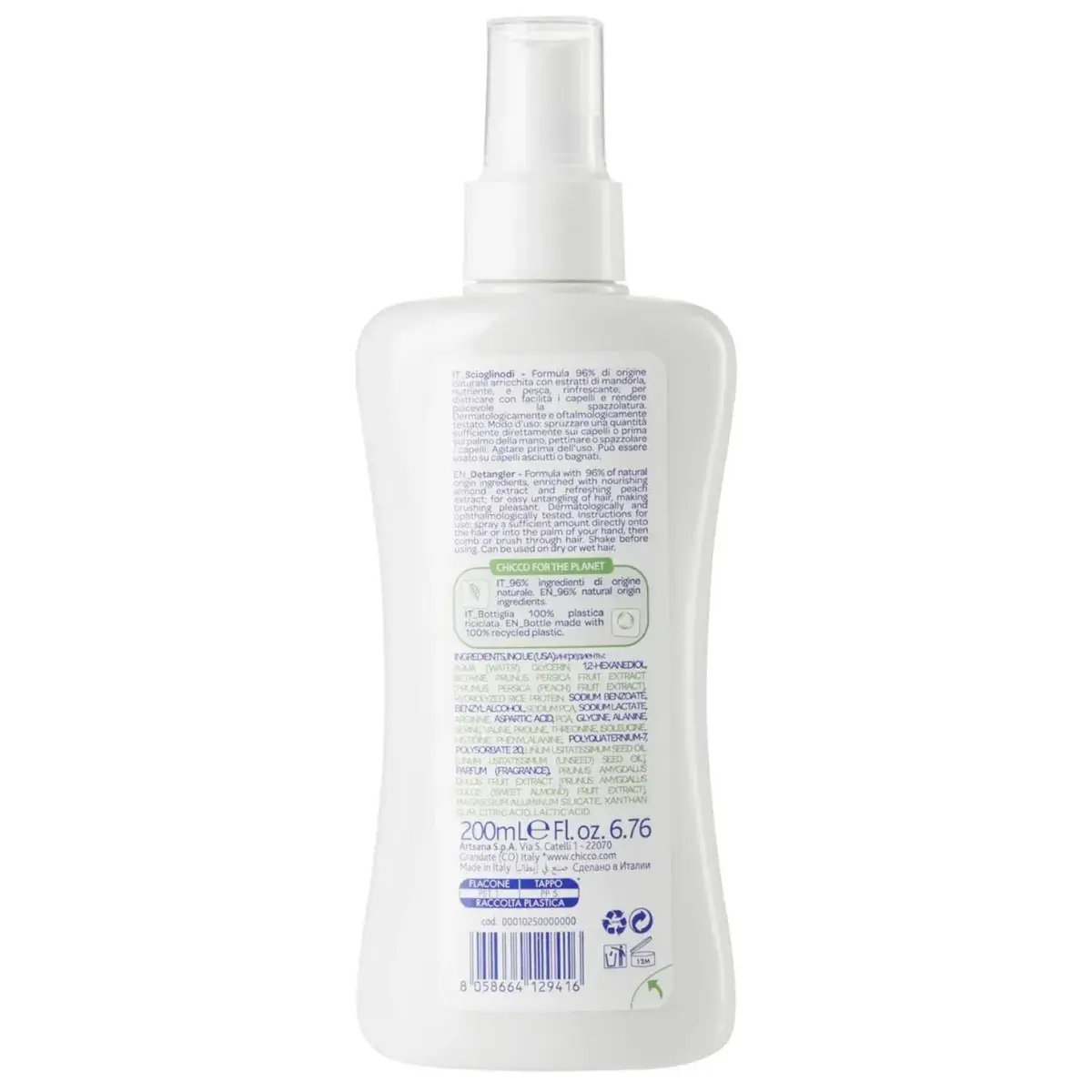 Chicco Baby Moments Saç Açıcı Tarama Spreyi 200 ml