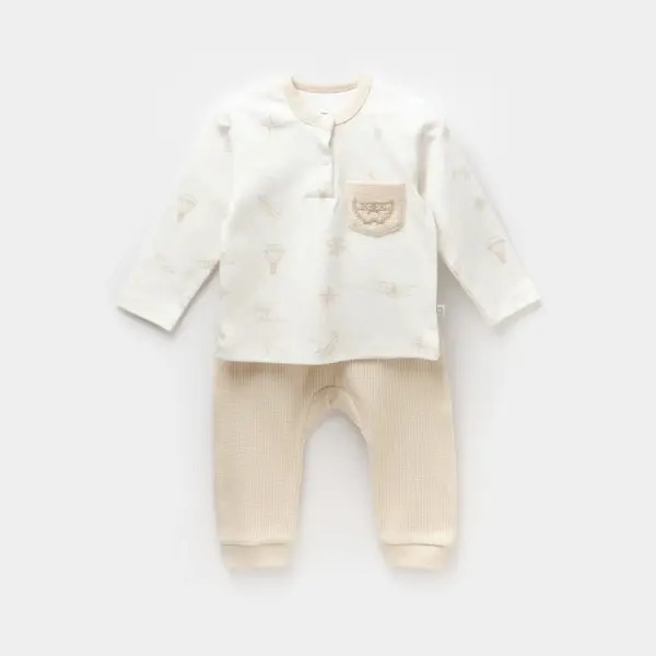 Bibaby 2li Takım Travel Adventure Bej