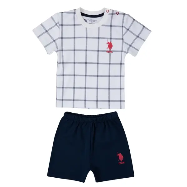 U.S. Polo 2li Takım T-Shirt Krem