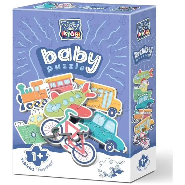 Art Kids Taşıtlar Baby Puzzle 19 Parça