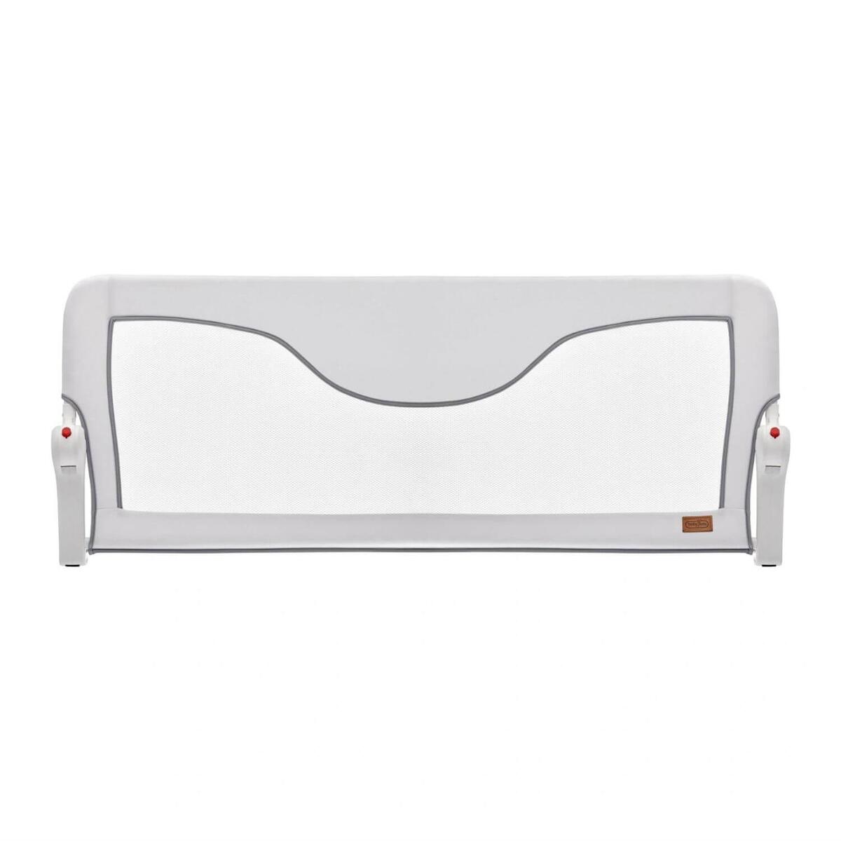 Babyjem Yatak Bariyeri 120x50 cm Beyaz - Gri Biye Babyjem Yatak Bariyeri 120x50 cm Beyaz - Gri Biye