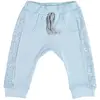 Bibaby Organik Pantolon Patiksiz Handsome Animals Ekru - Mavi