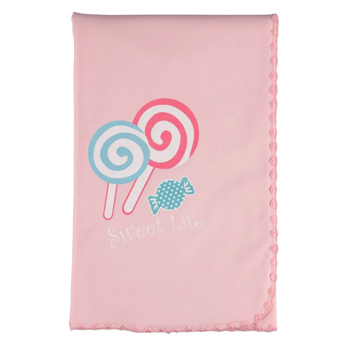 Bibaby Battaniye Sweet Life Pembe - Lacivert