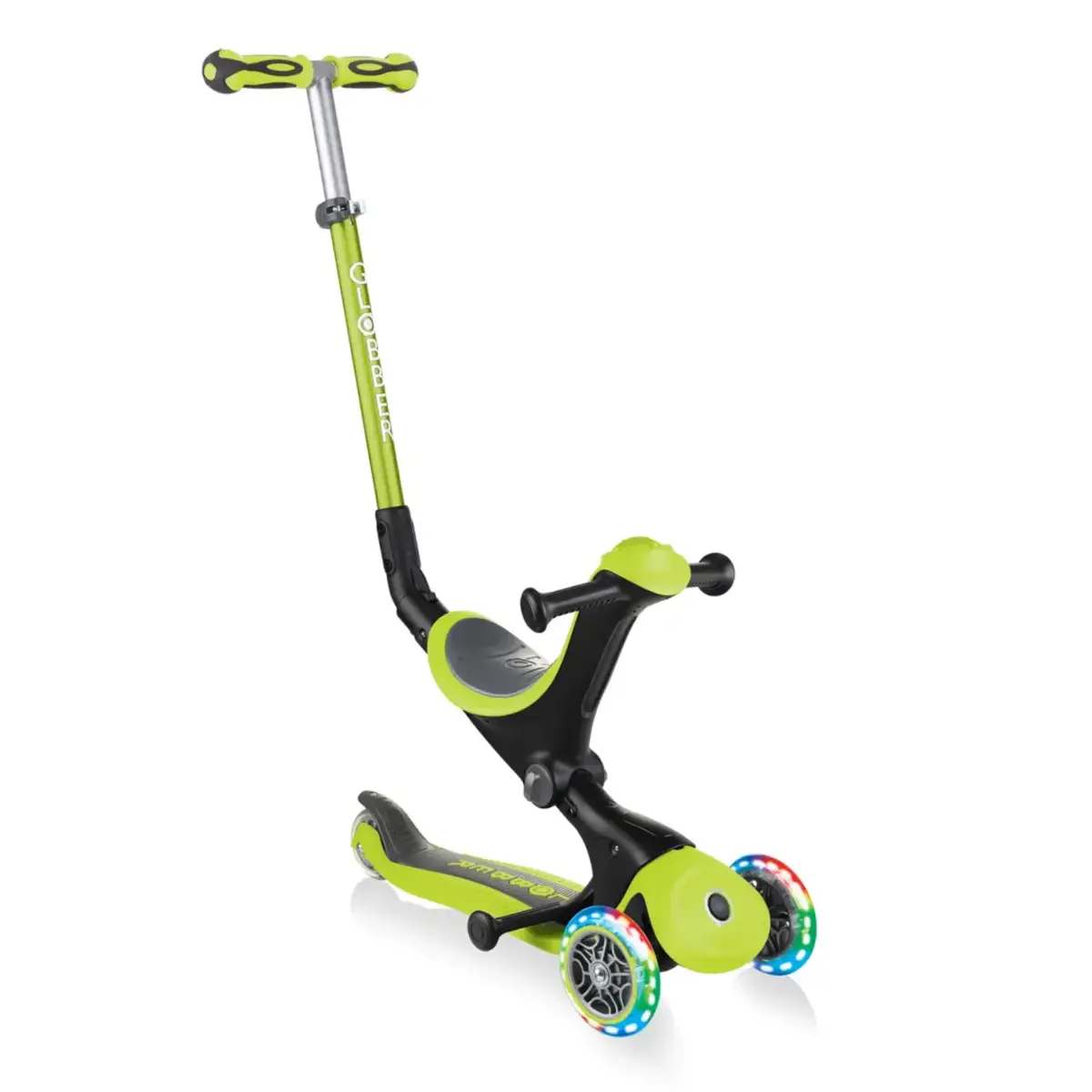 Globber Go Up Deluxe Işıklı Scooter Yeşil Globber Go Up Deluxe Işıklı Scooter Yeşil