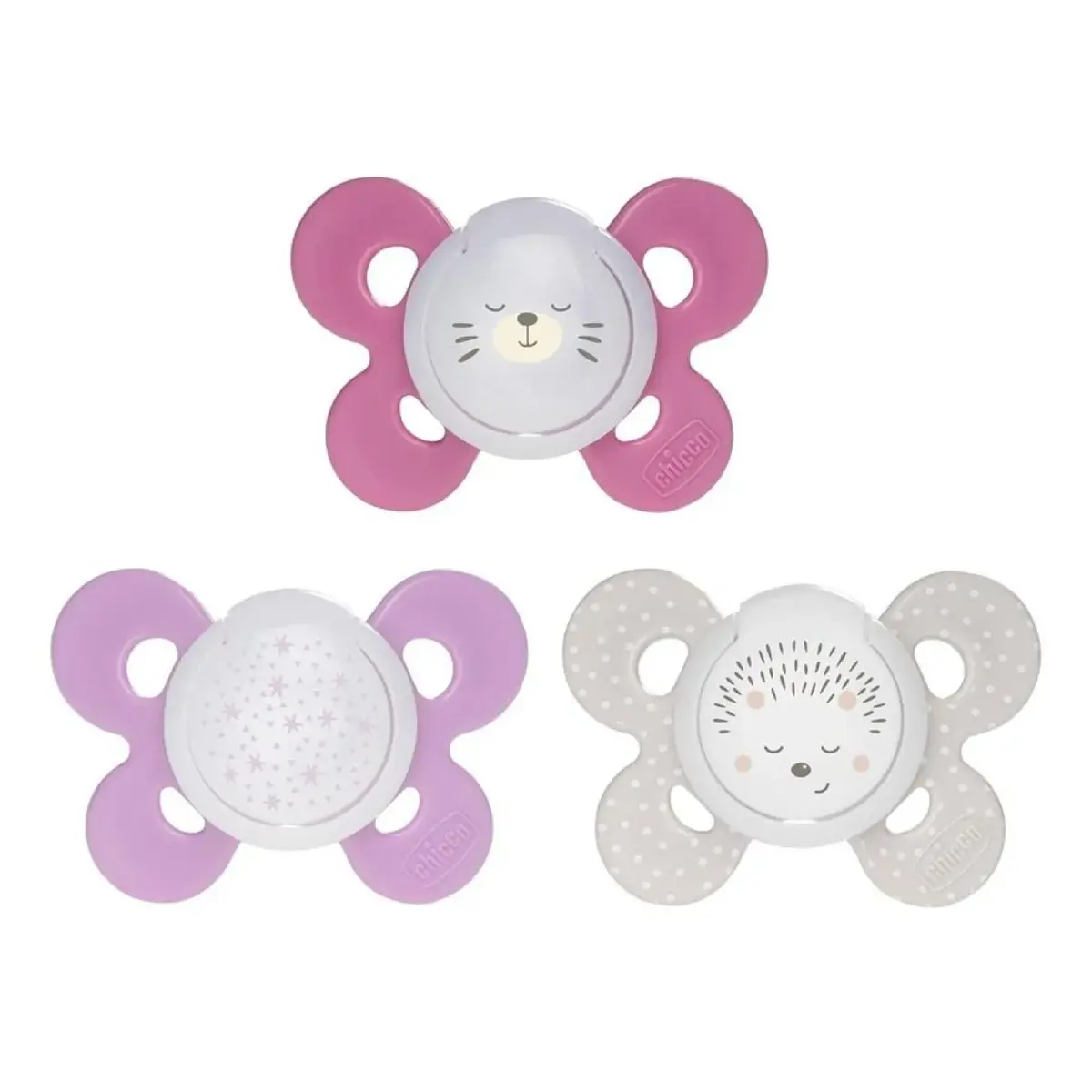 Chicco Physio Comfort Silikon Emzik 2li 16+ Ay Kız Chicco Physio Comfort Silikon Emzik 2li 16+ Ay Kız