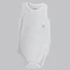 Bibaby Organik Atlet Body Basic Beyaz