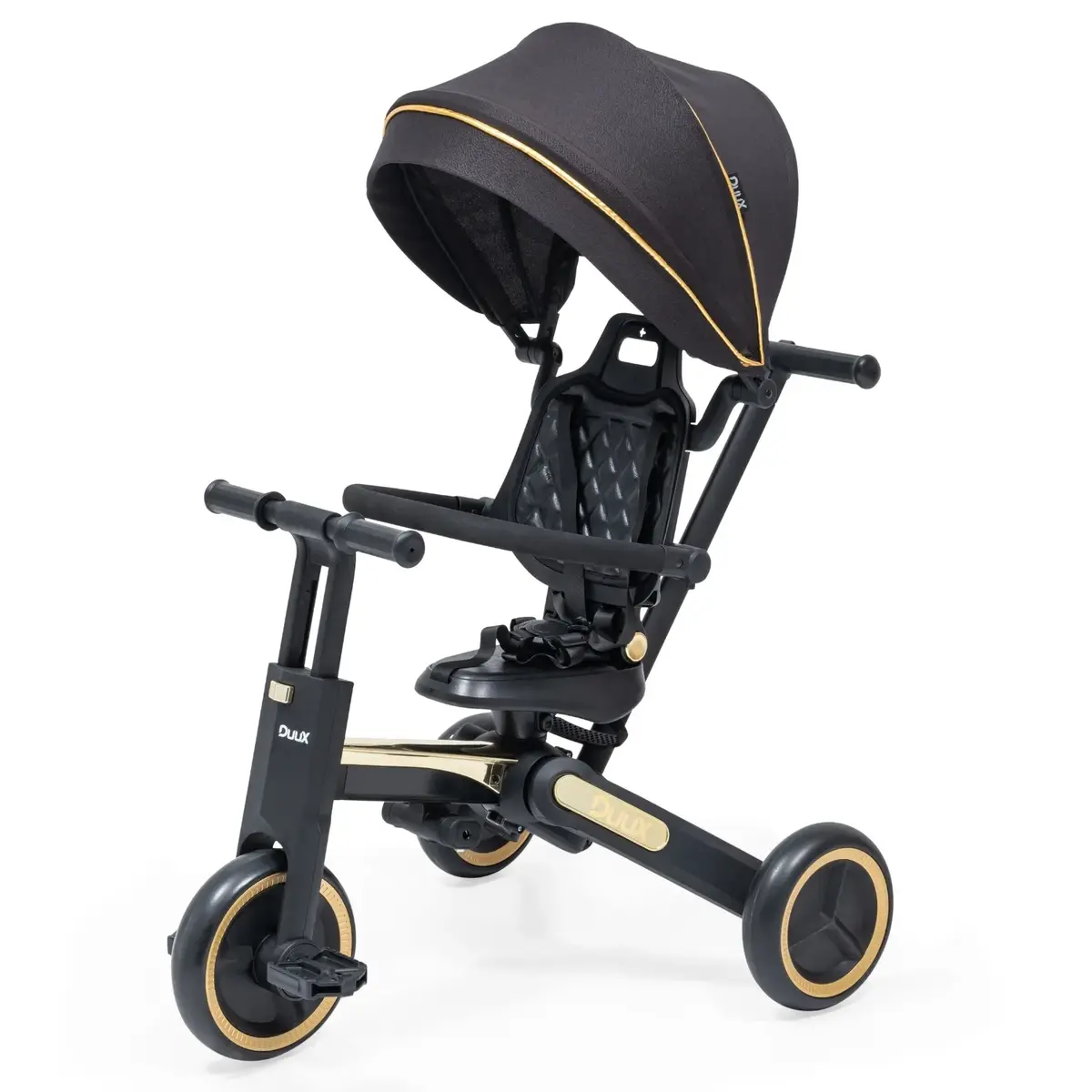 Duux Trike D56 7 in 1 Üç Tekerlekli Bisiklet Siyah