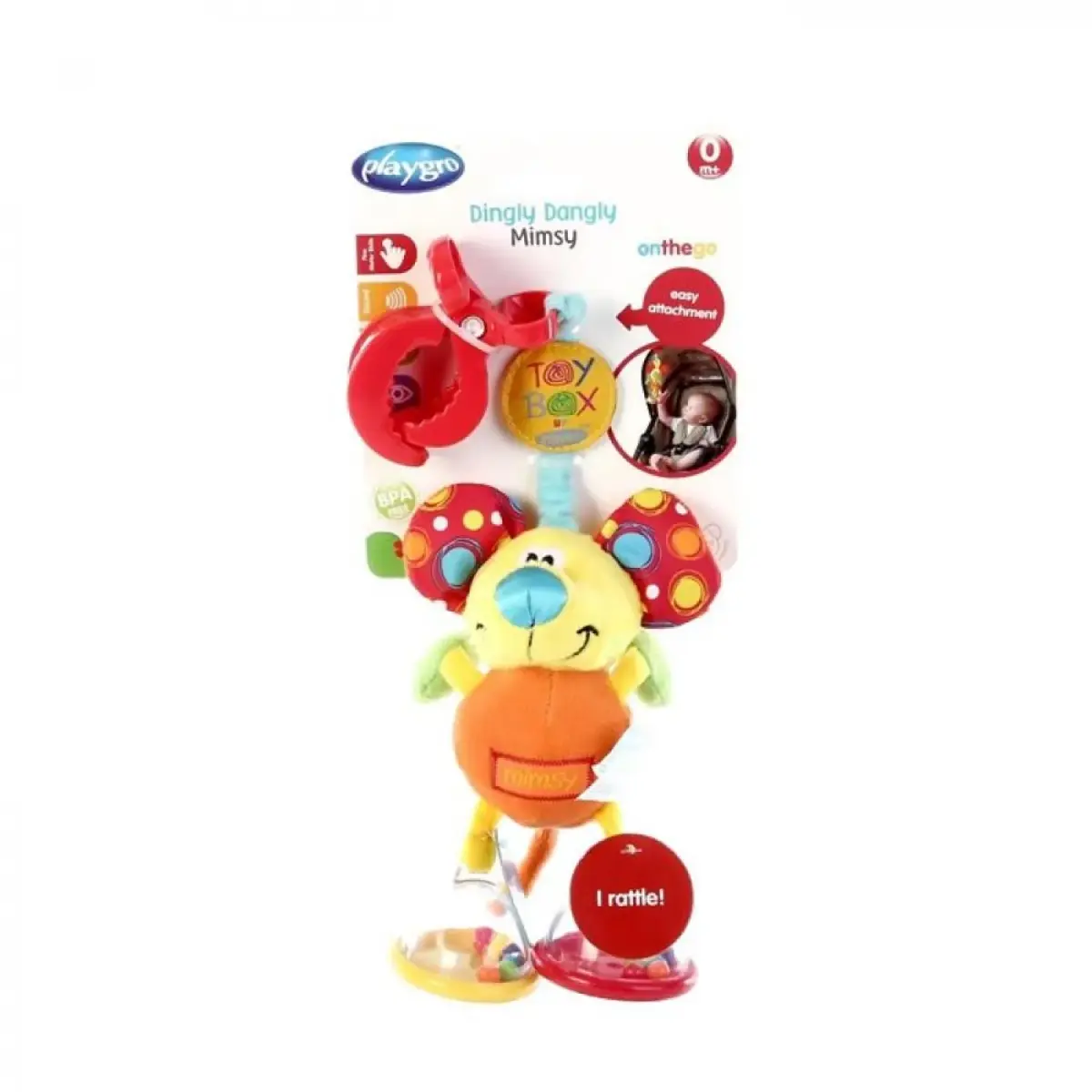 Playgro Asılabilir Mimsy Çıngırak