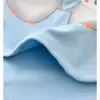 Bibaby Organik Battaniye Hello New Penguins Mavi