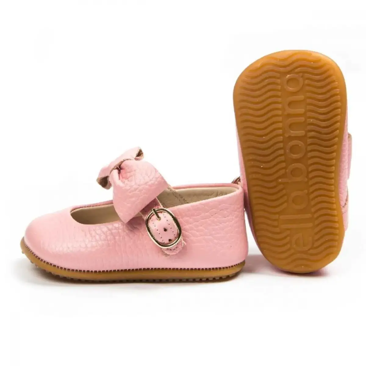 Ella Bonna Bebek Ayakkabısı Hakiki Deri Mary Jane Pembe