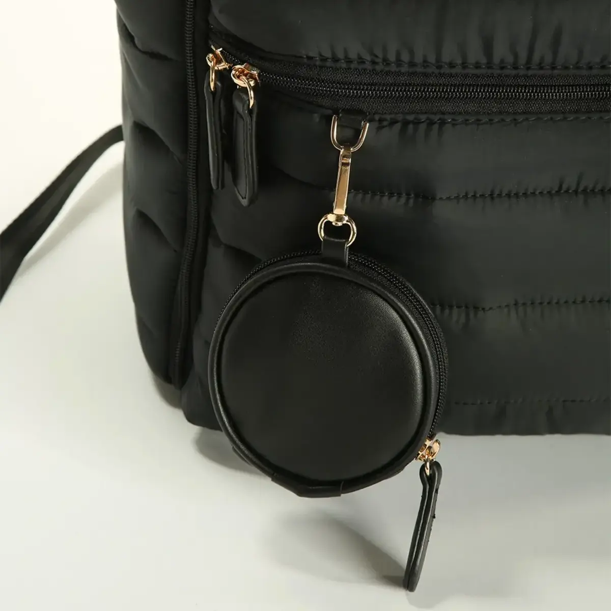 M&Y Collection Puff Deri Sırt Çantası Siyah / Black