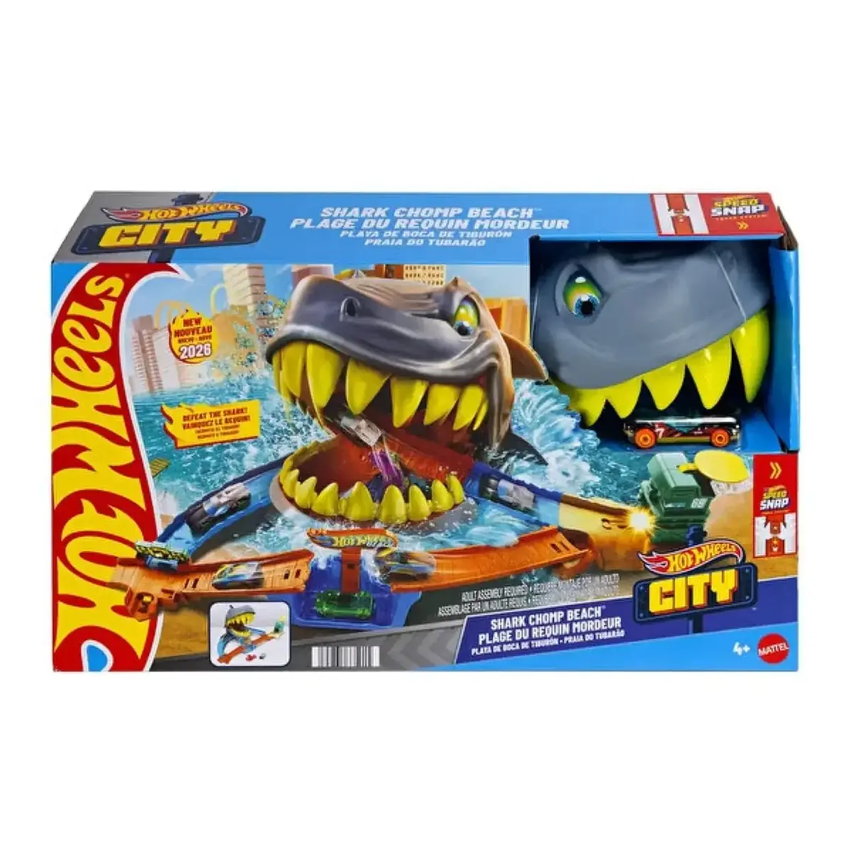Hot Wheels City Köpekbalığı Sahil Savaşı Oyun Seti