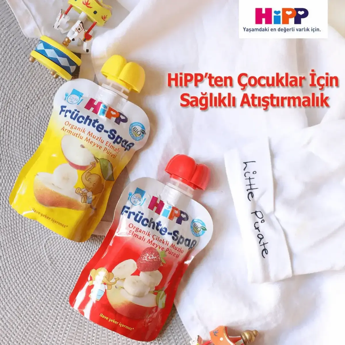 Hipp Organik Kivili Muzlu Armut Püresi 100 gr x3