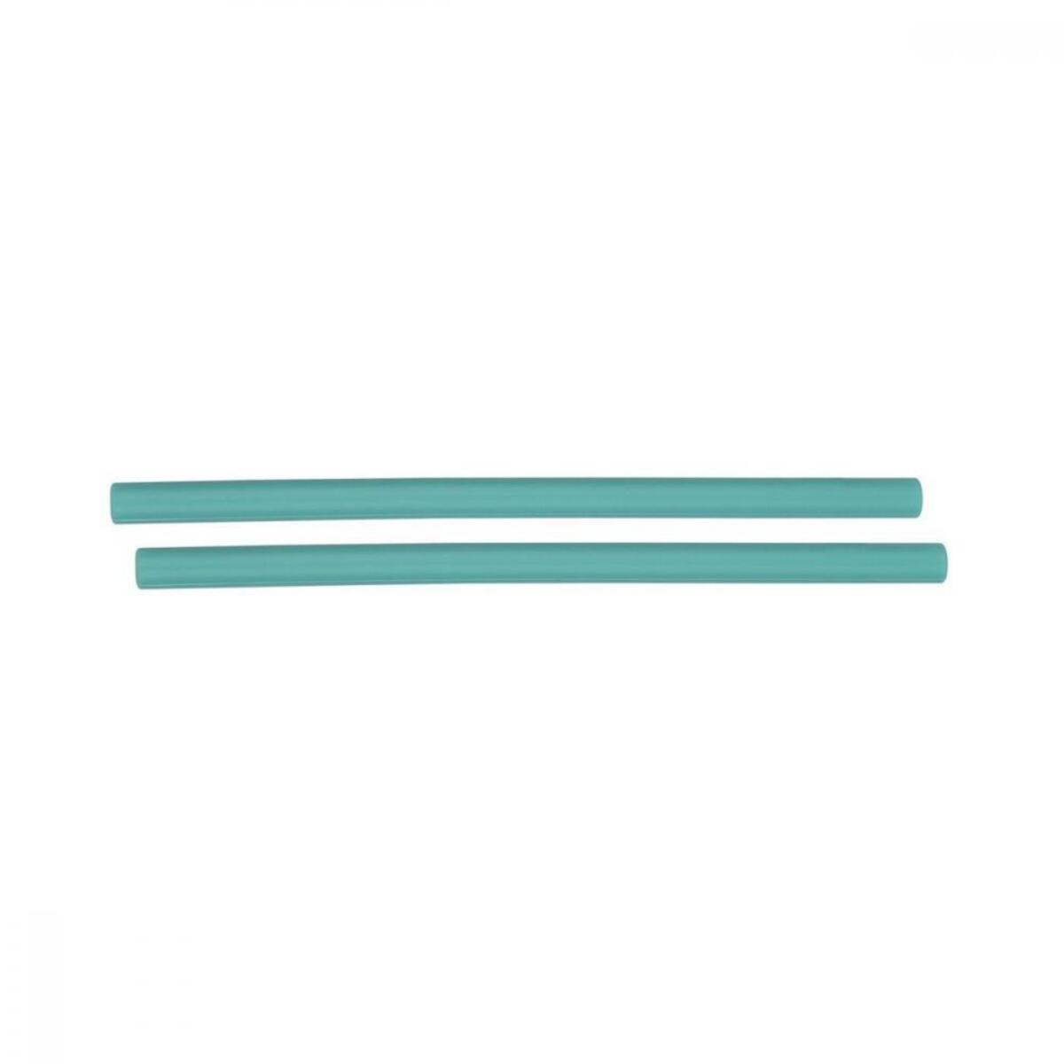 OiOi Temizleme Fırçalı Silikon Pipet 2li 6+ Ay Aqua Green