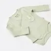 Bibaby Organik Body Kruvaze Eldivenli Soft Modal Yeşil