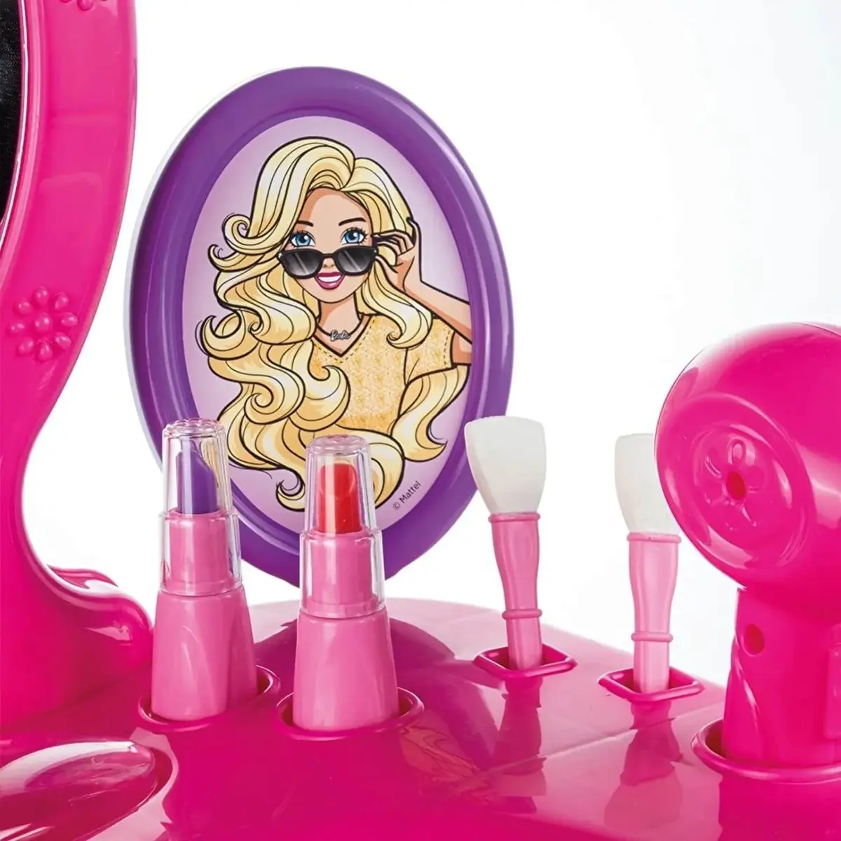 Barbie Ayaklı Makyaj Masa Sandalye Seti