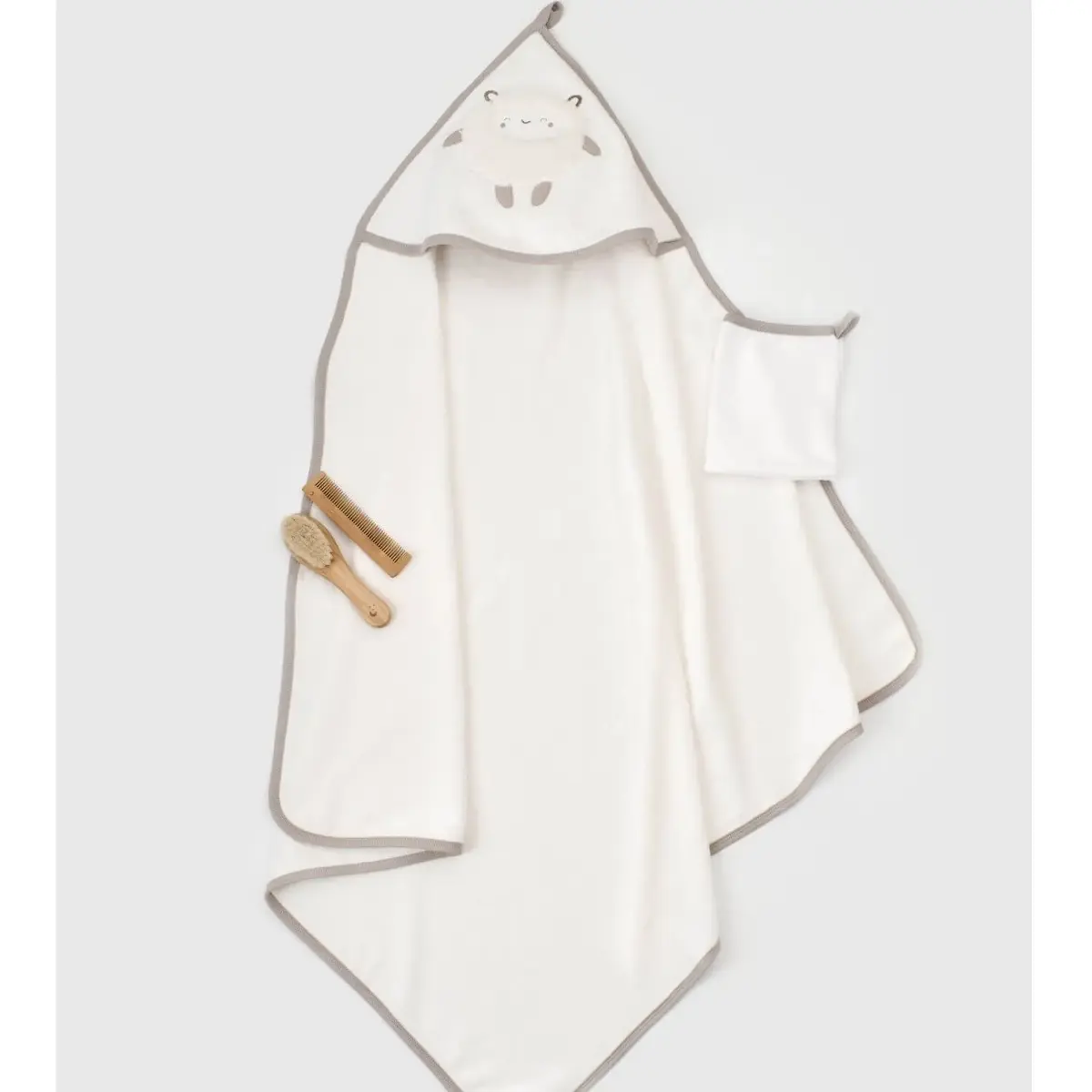 Bibaby Organik Havlu Curly Sheep Bej