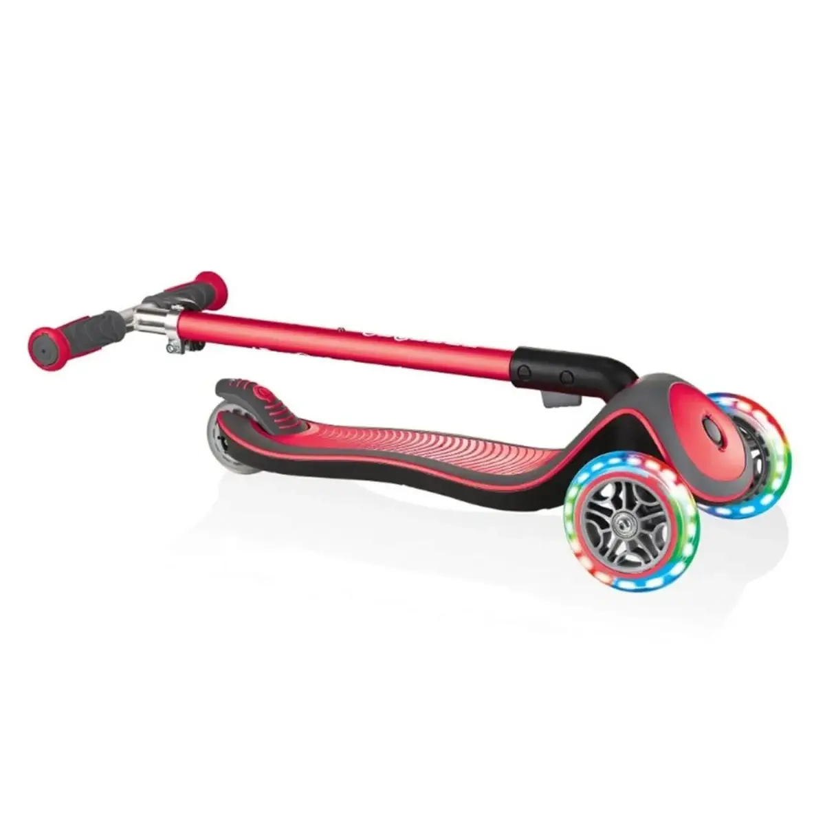 Globber Elite Deluxe Işıklı Scooter Kırmızı