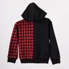Overdo Sweatshirt Ekoseli Siyah