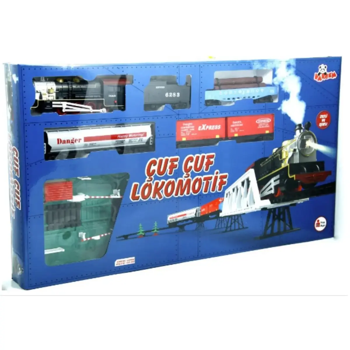 Işıklı ve Sesli 33 Parça Classic Büyük Tren Set