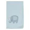 Bibaby Müslin Battaniye Gray Elephant Mavi