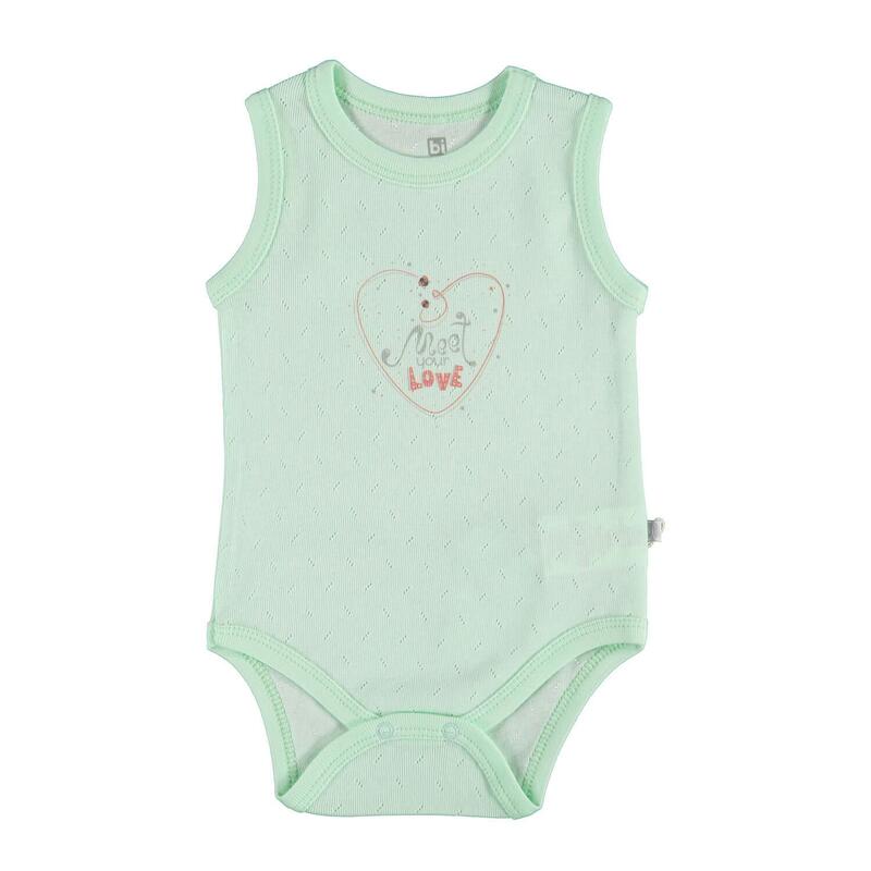 Bibaby Atlet Body Jakarlı Lovely Baby Açık Yeşil