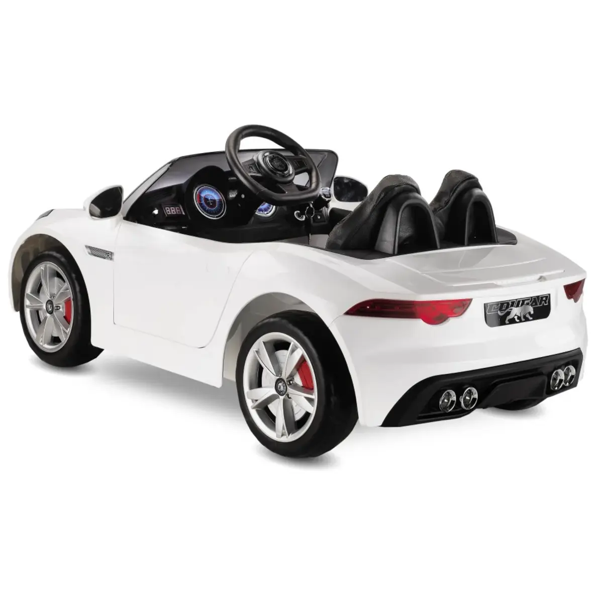 Babyhope Cougar Akülü Araba 12V Beyaz
