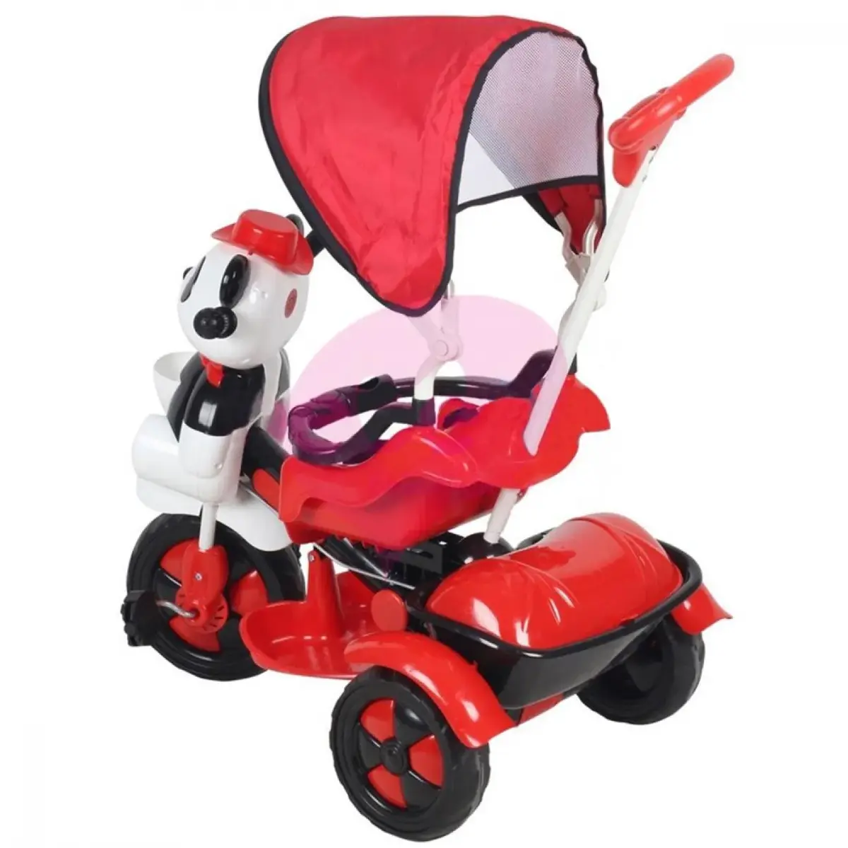 Babyhope Little Panda Bisiklet Pembe Beyaz