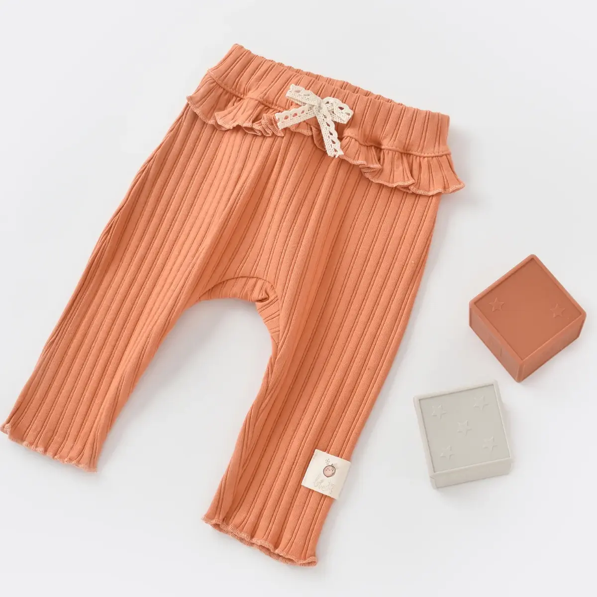 Bibaby Organik Pantolon Patiksiz Summer Fruit Caramel