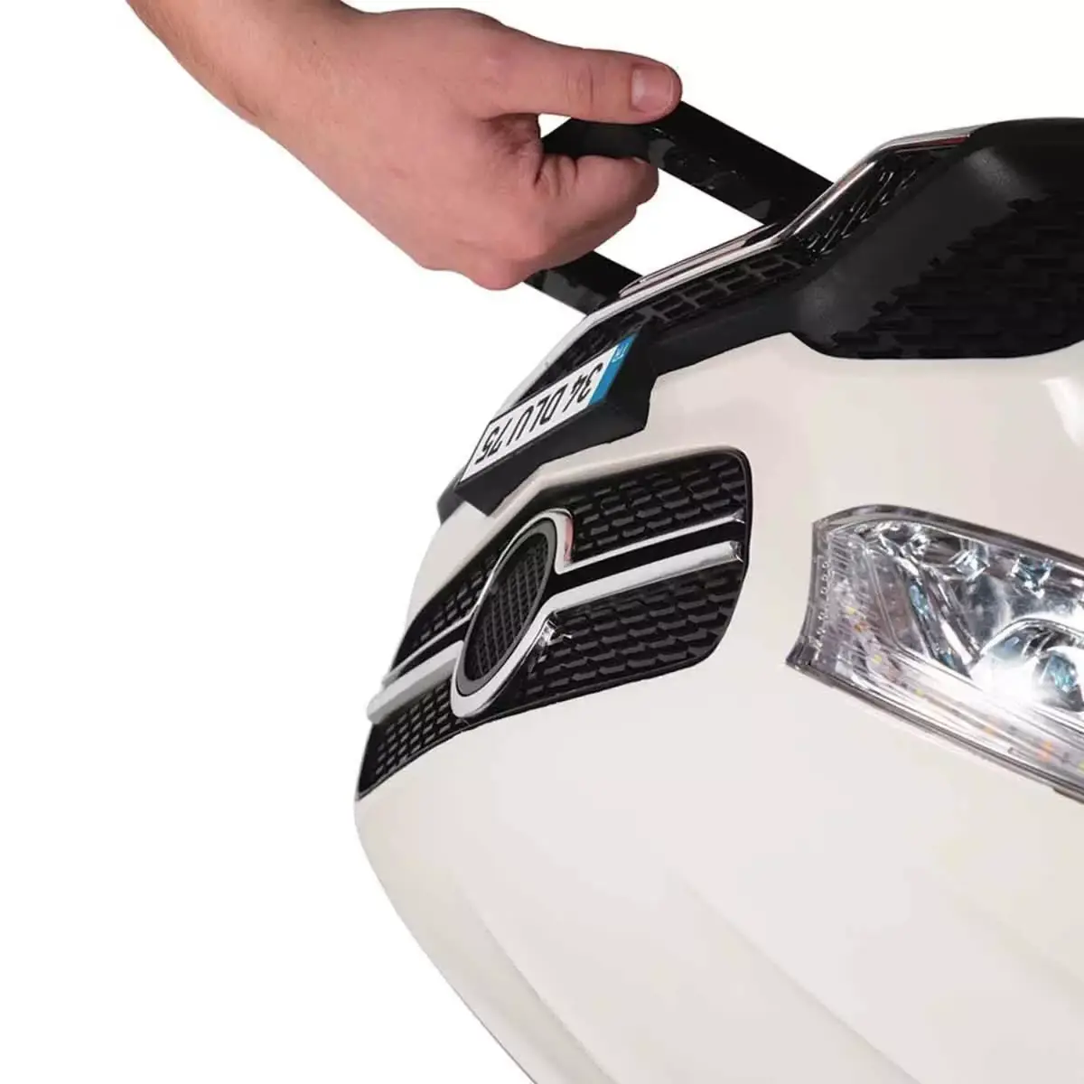 Dolu Grand SUV Akülü Araba Uzaktan Kumandalı 12V Beyaz