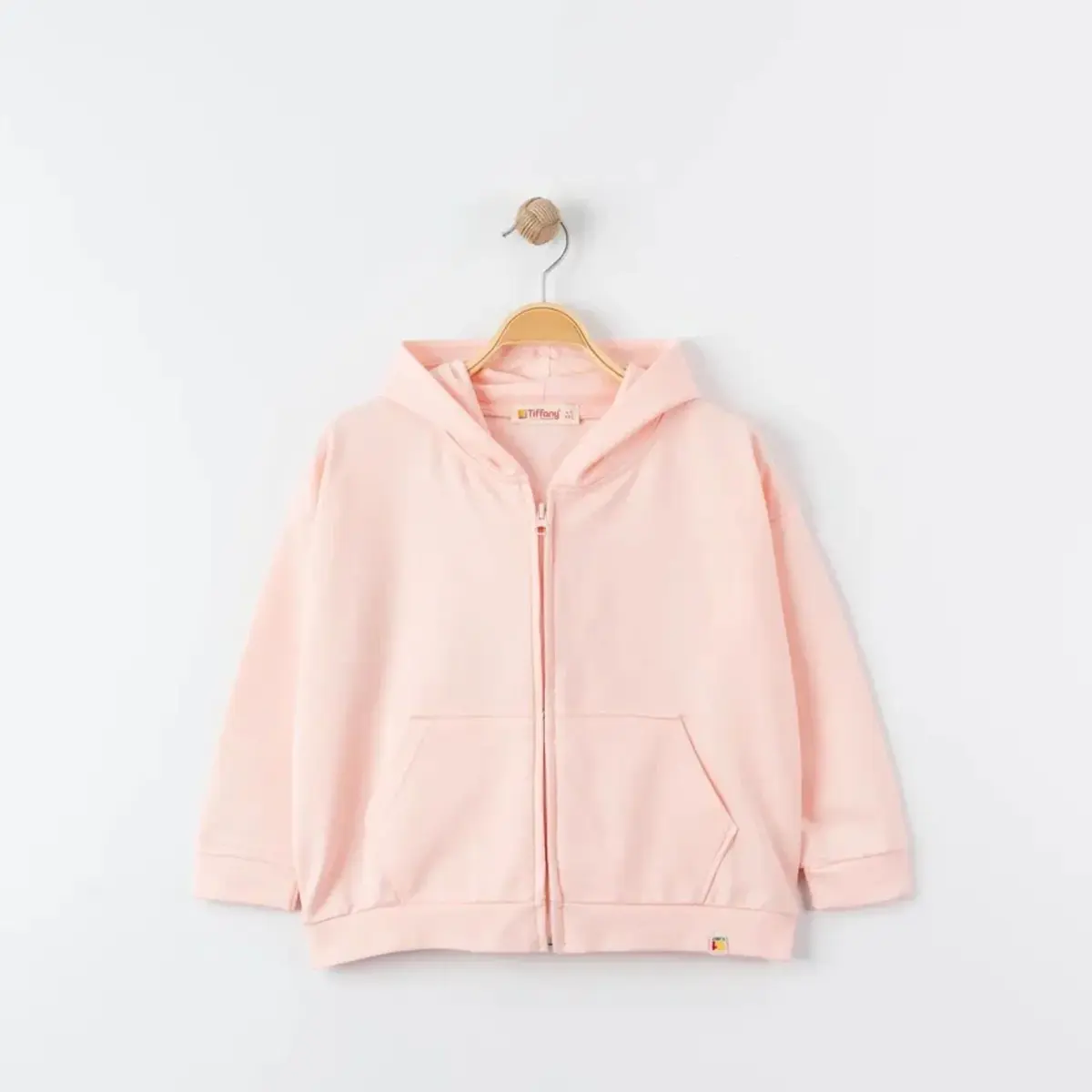 Tiffany Sweatshirt Kapüşonlu Fermuarlı Oversize Theme Pudra Tiffany Sweatshirt Kapüşonlu Fermuarlı Oversize Theme Pudra