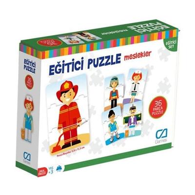 Ca Games Eğitici Puzzle - Meslekler