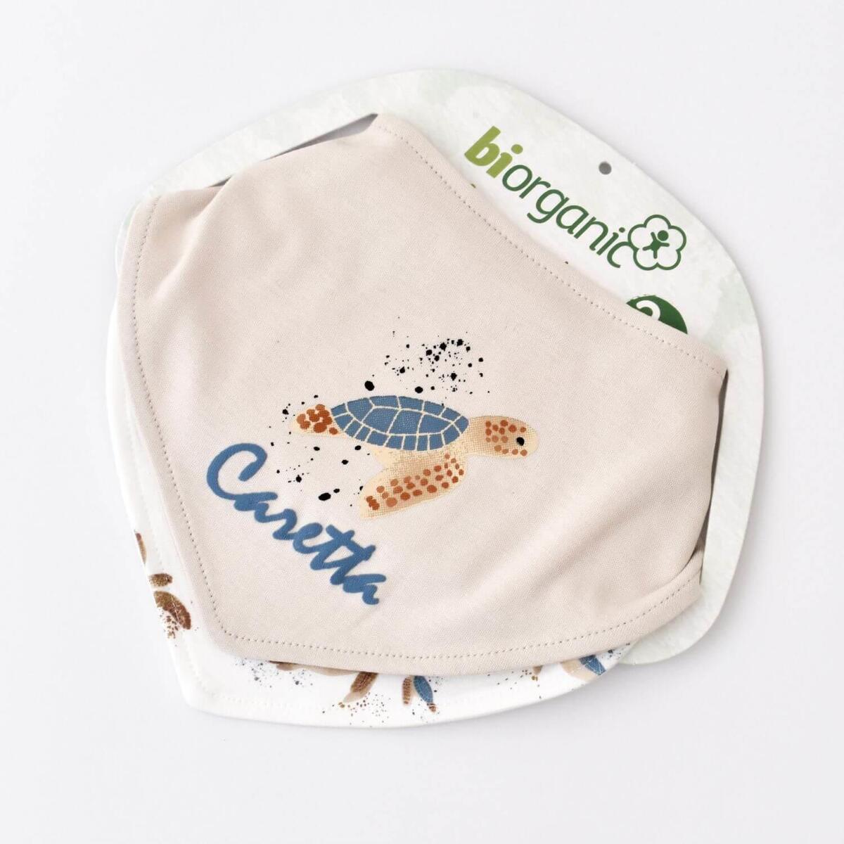 Bibaby Organik Fular Önlük 2li Caretta In Live Taş