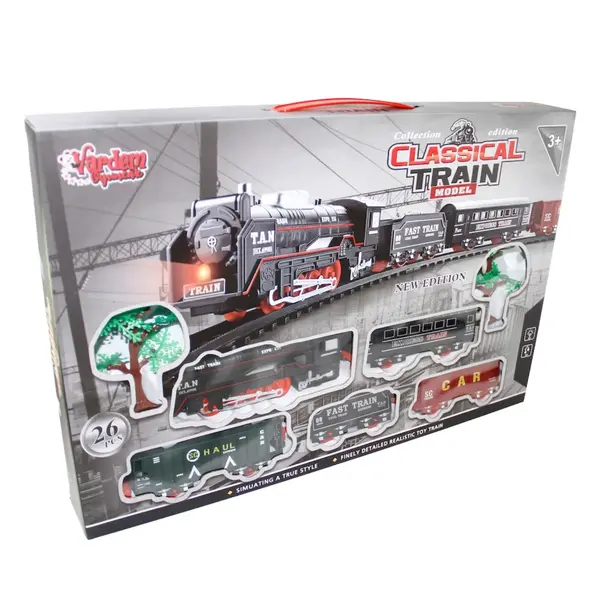 Vardem Kutulu 26 Parça Işıklı ve Sesli Classic Model Tren Set
